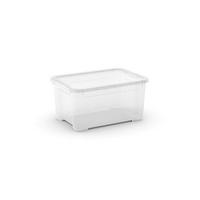 Tárolódoboz T Box Xs - áttetsző, Basics (38cm)
