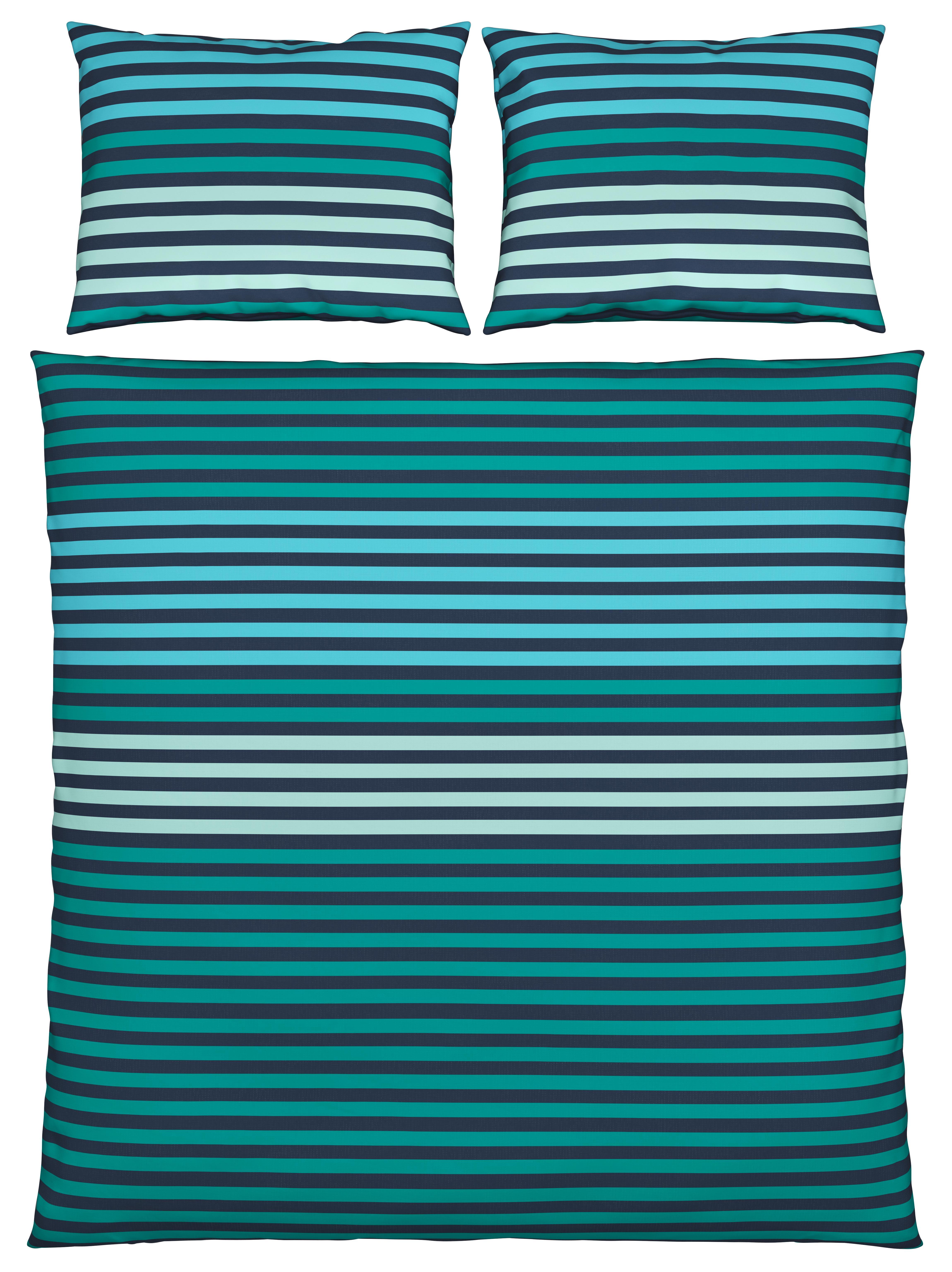 Ágyneműhuzat-garnitúra Alma - Olajkék, romantikus/Landhaus, Textil - James Wood