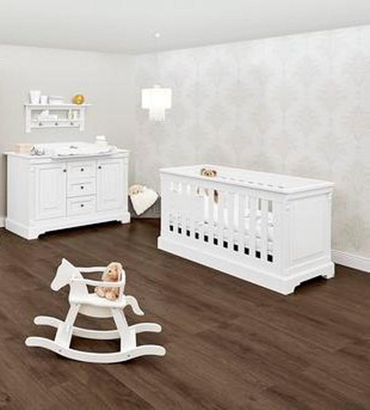 Babyzimmer 093467xw Emilia - Weiß, Trend, Holzwerkstoff - Pinolino