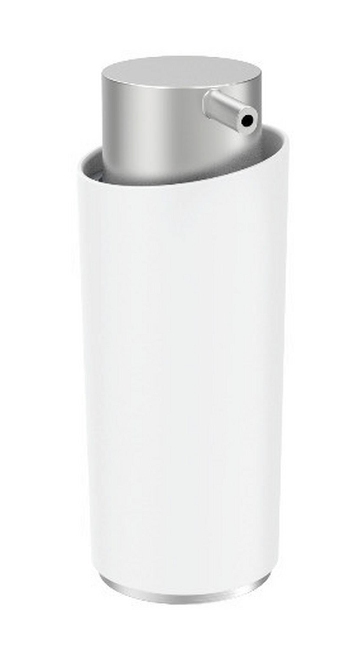 Dávkovač mydla Chris - bílá, Moderní, kov/plast (7,6/15,9/6cm) - Mömax