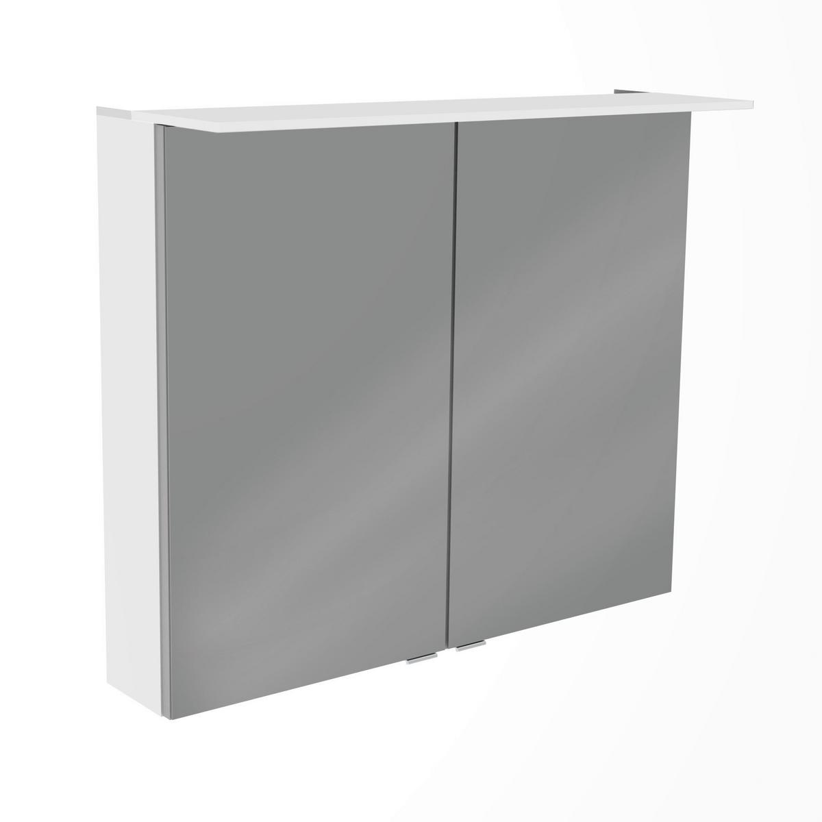 Badezimmer B.Perfekt Weiß 3-Teilig - Weiß, Basics, Glas/Keramik (82cm) - MID.YOU