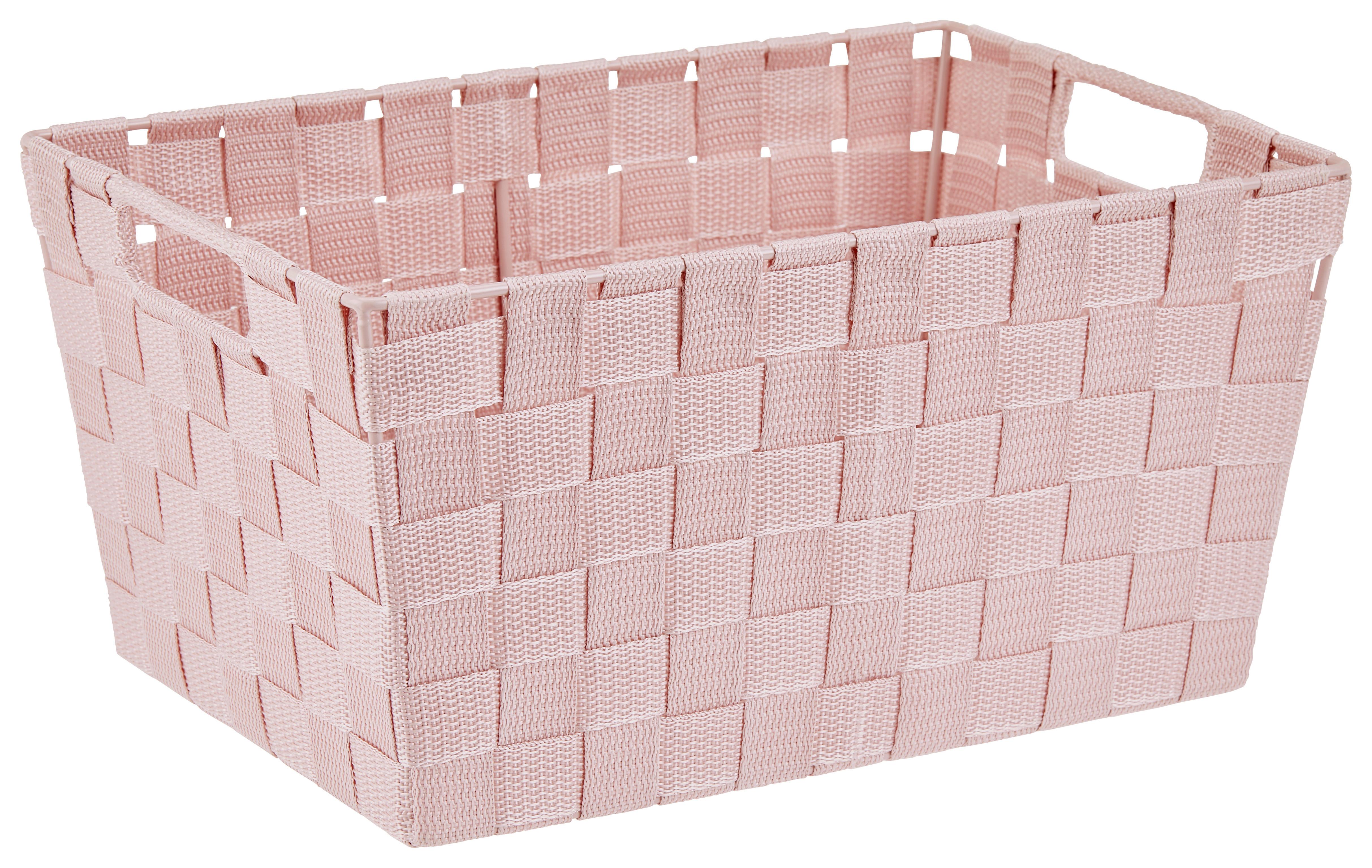 Rechteckiger, geflochtener Aufbewahrungskorb