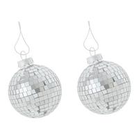 Vánoční ozdoba na stromeček FIGURES - barvy stříbra, kov/textil (6cm) - Mömax