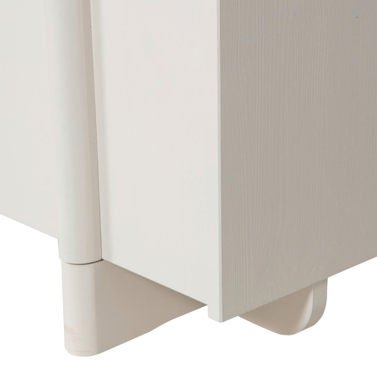 Garderobenschrank Basu Grauweiß B: 101 Cm - Grauweiß, Design, Holz (101/210/46cm) - Livetastic