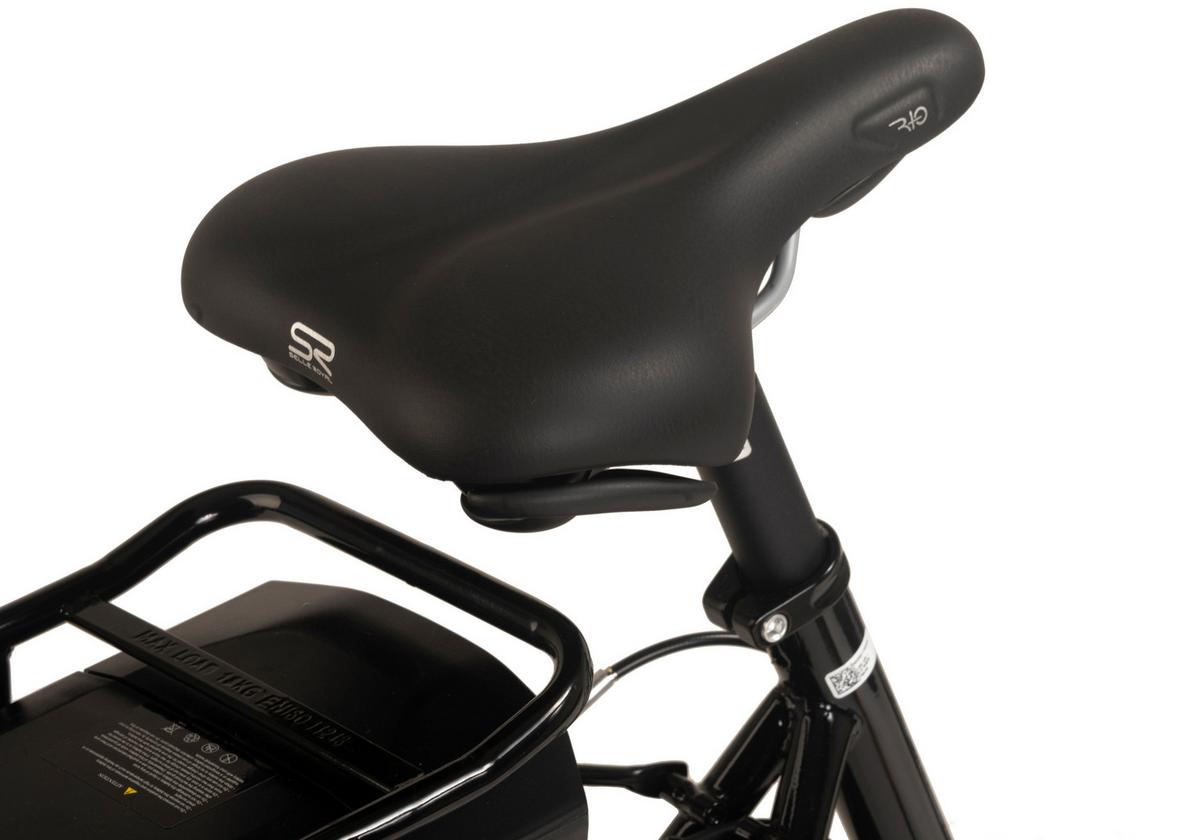 Elektrofahrrad E-citybike Hollandia Lido,schwarz,28 Zoll - Schwarz, Basics, Metall (21/116/188cm)