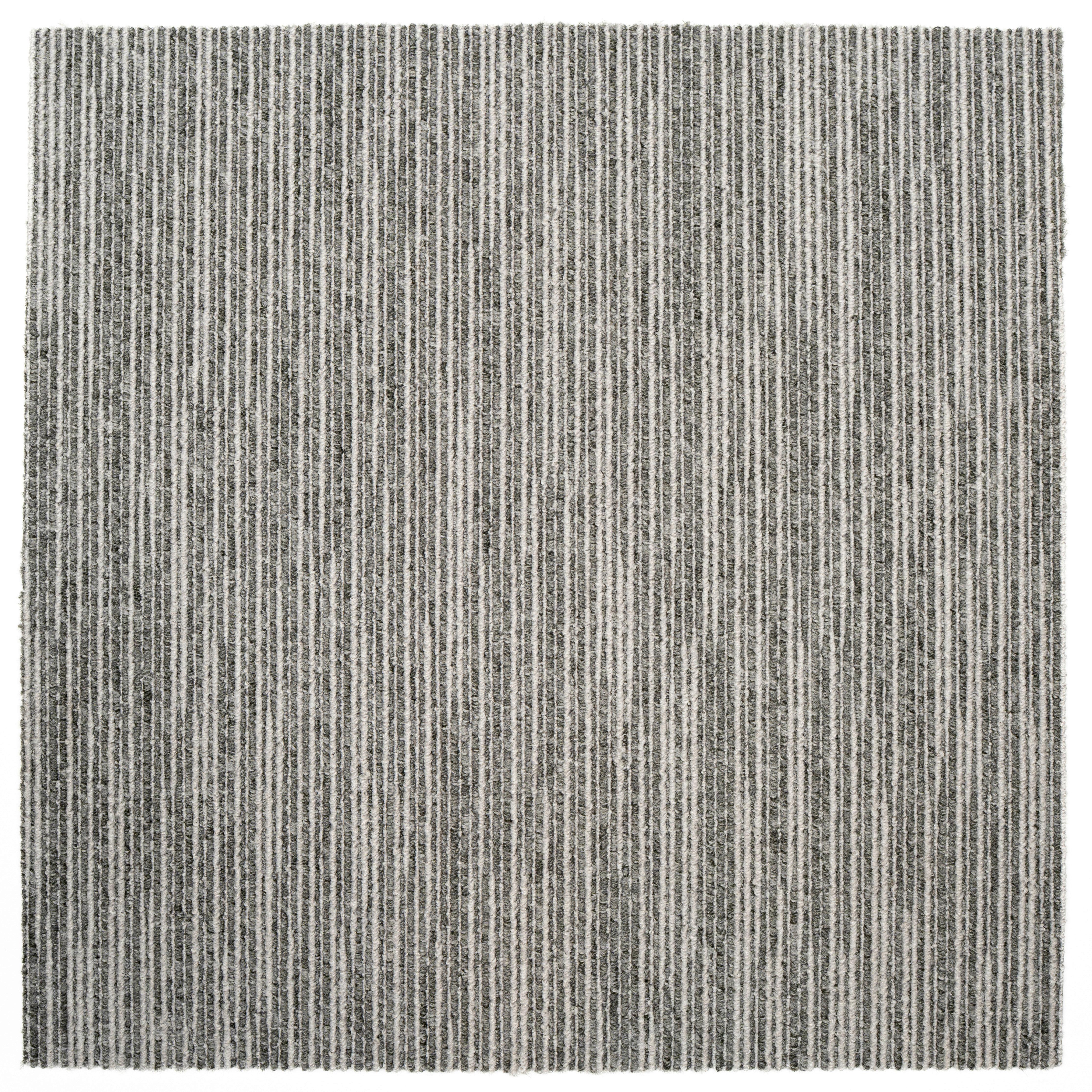 Teppichfliese Hellgrau Ambition 50x50 cm Florhöhe 3mm - Hellgrau, Basics, Textil (50/50cm)