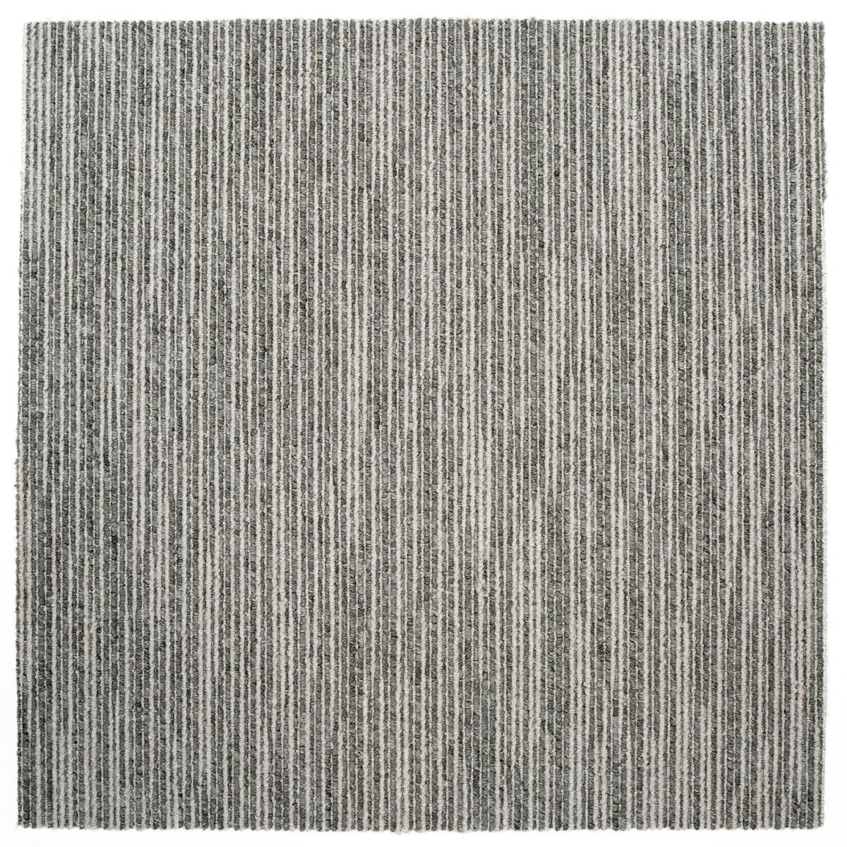 Teppichfliese Hellgrau Ambition 50x50 cm Florhöhe 3mm - Hellgrau, Basics, Textil (50/50cm)