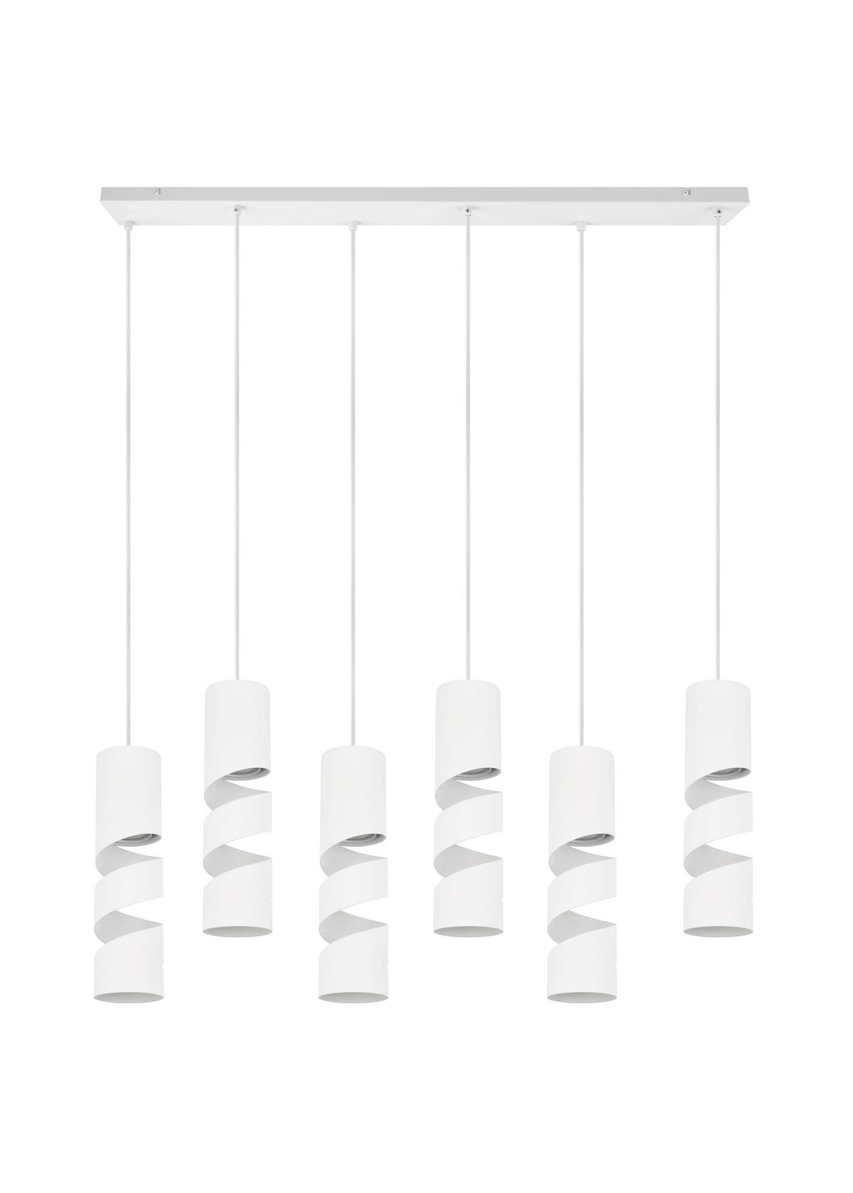 Pendelleuchte 364000631 Stream - Weiß, KONVENTIONELL, Metall (100/14/150cm) - Trio Leuchten