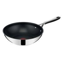 Wokpfanne Jamie Oliver Essentials D: 28 cm - Edelstahlfarben, Basics, Metall (28cm) - Tefal