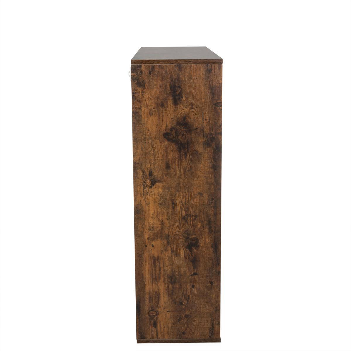 Regal Bjorke Eichefarben B: 97,5 cm - Eichefarben, MODERN, Holz (97,5/100/30cm) - MID.YOU