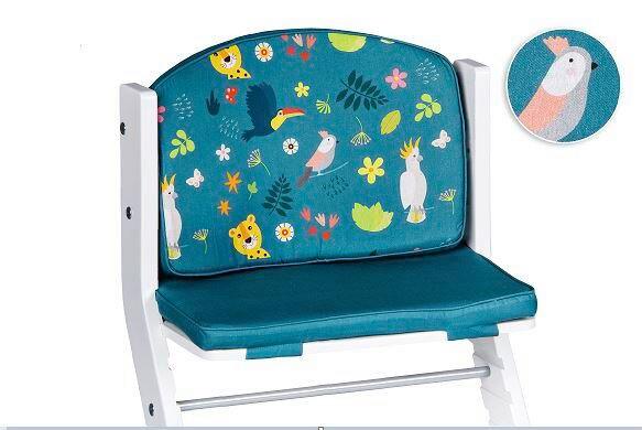 Hochstuhleinlage Blau, B/H/T: 26x4x40cm