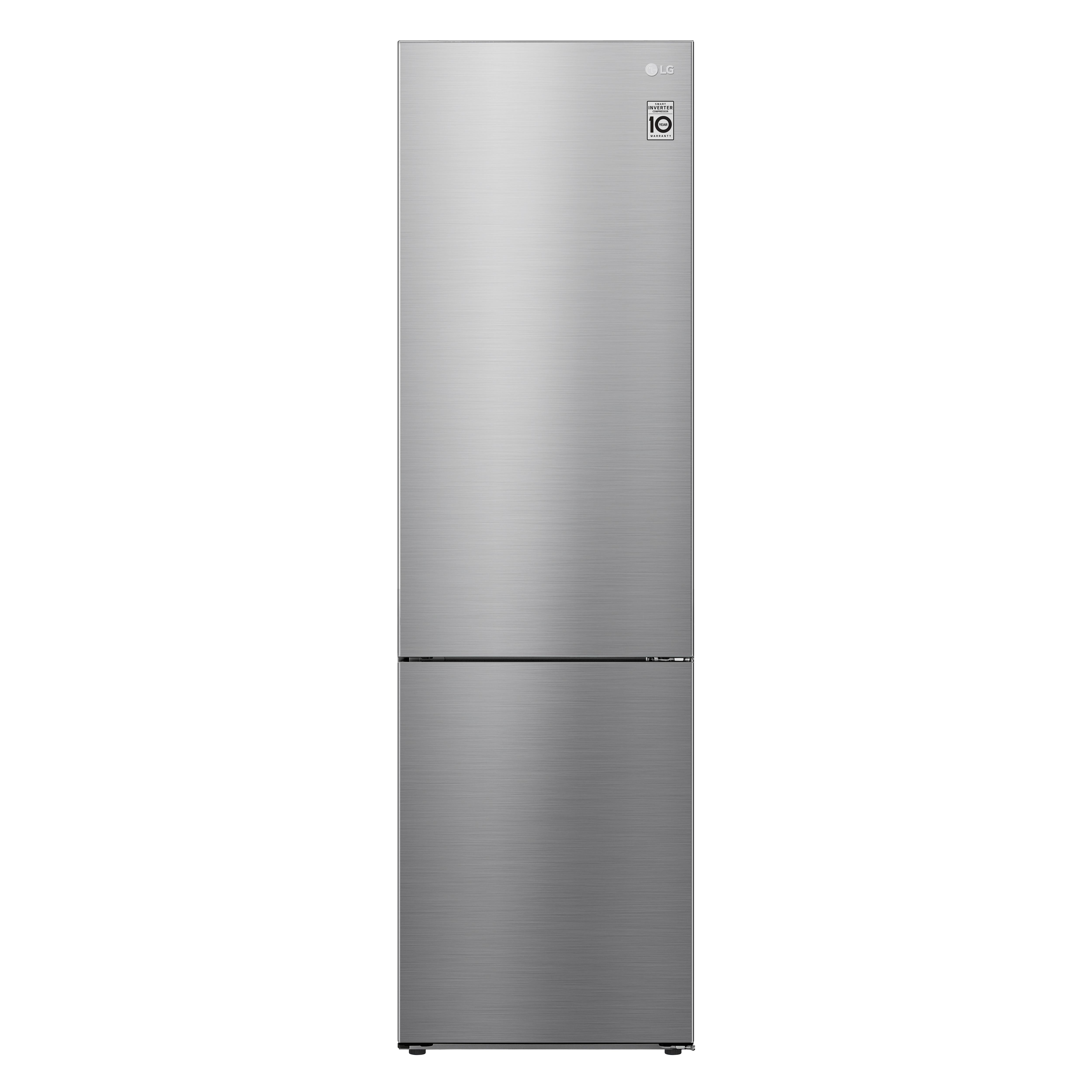 Kühl-gefrier-kombination Lg Gbp62mcncc1 - Edelstahlfarben, Basics, Metall (59.5/203/67.5cm)