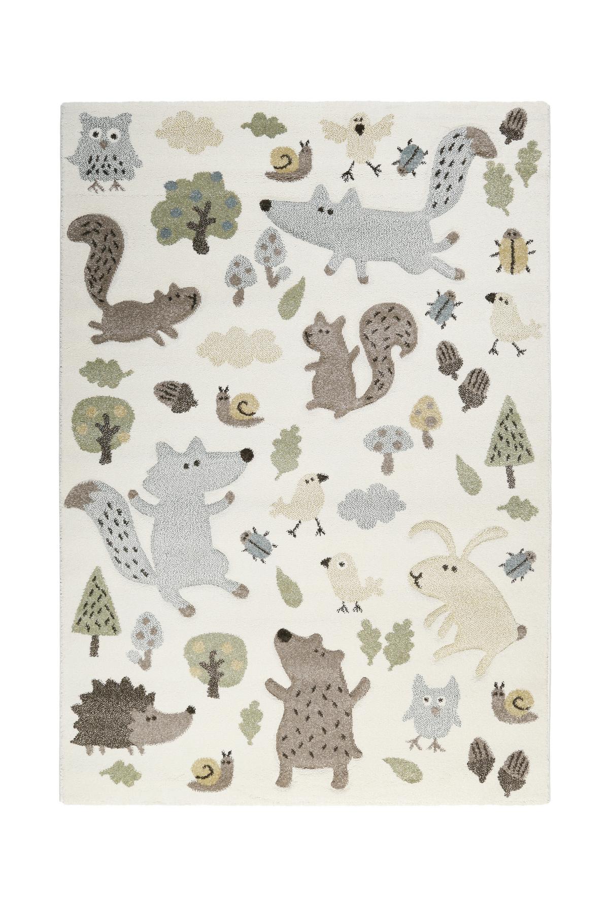 Kinderteppich Sigikid Forest - Multicolor, Trend, Textil (133/200cm) - Sigikid