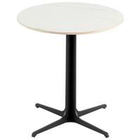 Couchtisch White Pearl 1 - Schwarz/Weiß, MODERN, Keramik/Metall (50/55/50cm)