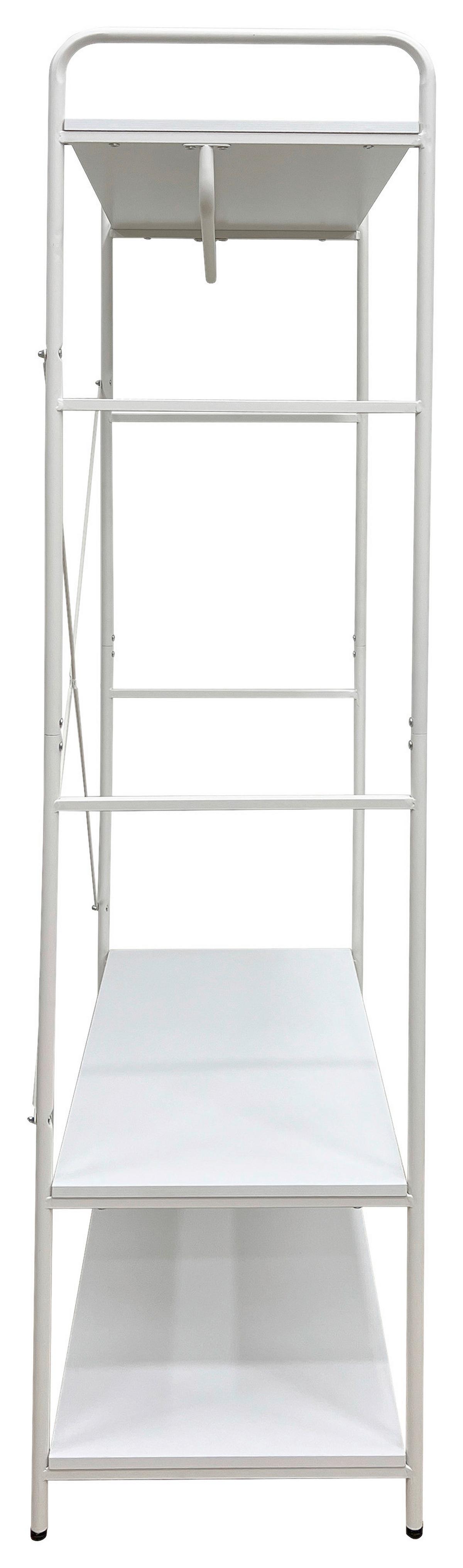 VEŠIAK NA ODEVY ROBERTO -EXKLUSIV- - biela, Konventionell, kov/kompozitné drevo (80/190/44cm) - Mömax