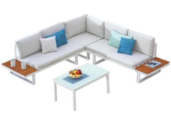 Loungegarnitur Tunis - Beige/Braun, MODERN, Glas/Textil (250/250cm) - Luca Bessoni Loungegarnitur Tunis - Beige/Braun, MODERN, Glas/Textil (250/250cm) - Luca Bessoni