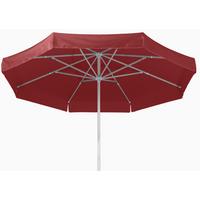 Ampelschirm Jumbo LxBxH: 400x295x400 cm Bordeaux - Bordeaux/Silberfarben, Basics, Textil/Metall (400/295/400cm) - Schneider