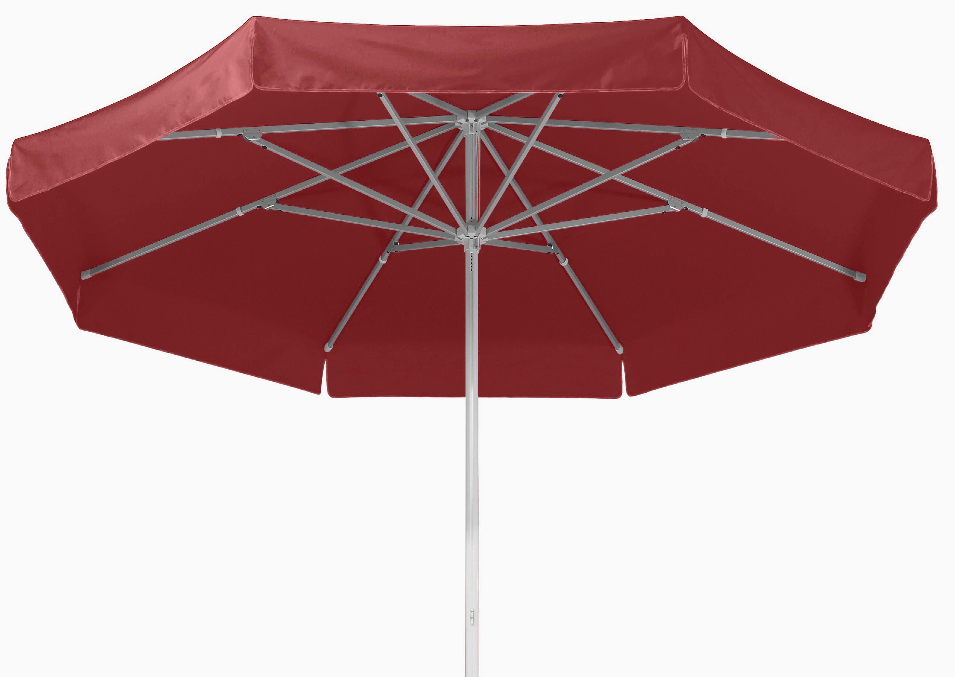 Ampelschirm Jumbo LBH: 400x295x400 cm Bordeaux