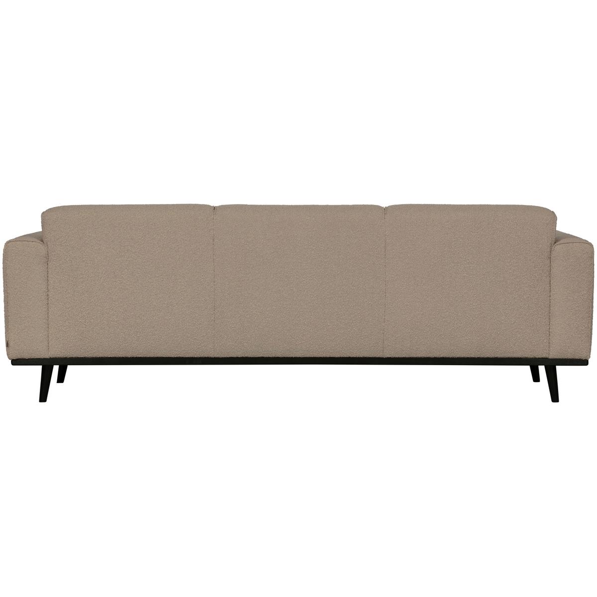 3-Sitzer-Sofa Statement Beige B: 230cm - Beige, Design, Textil (230/77/93cm) - Livetastic