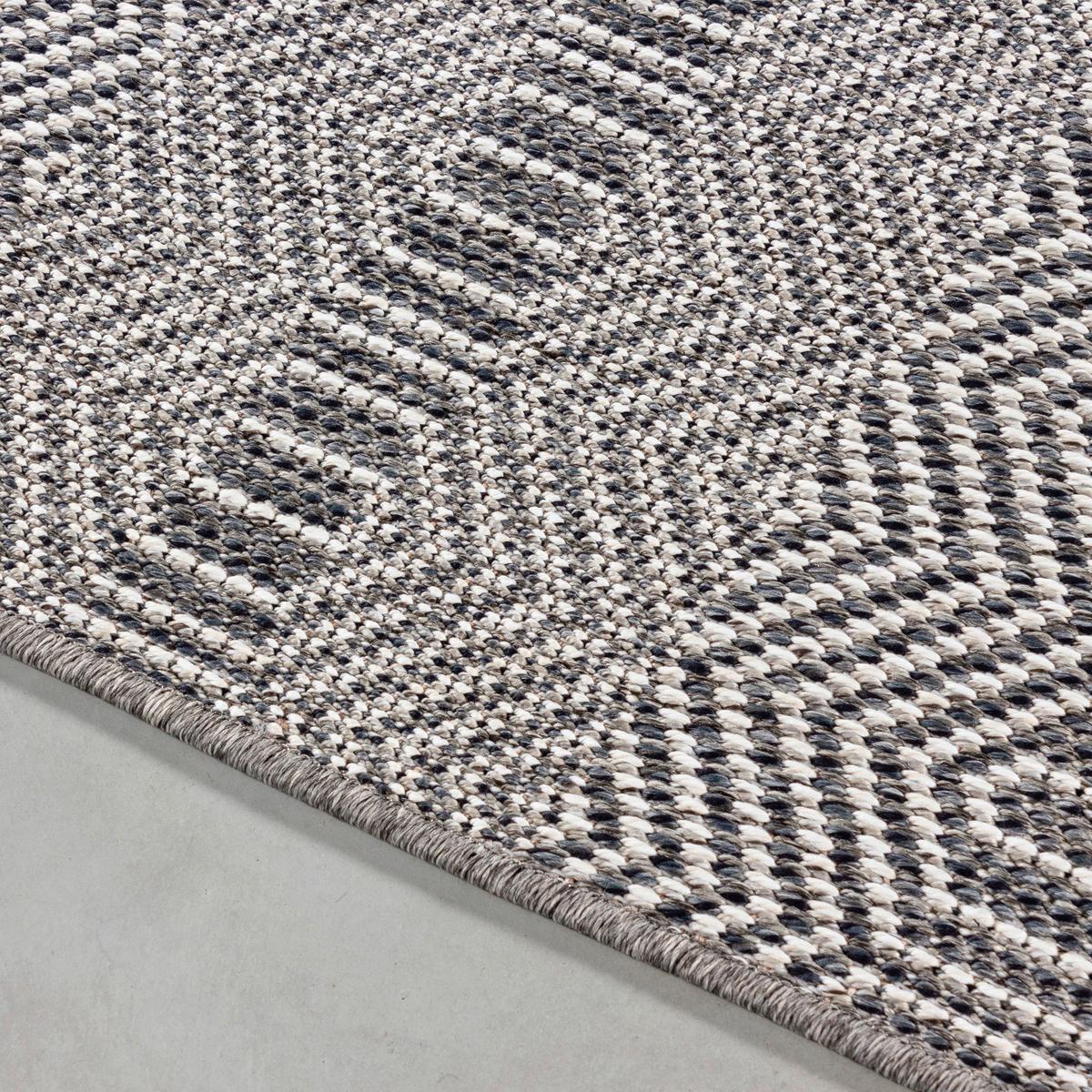Läufer Aruba - Grau, Design, Textil (80/250cm) - Novel