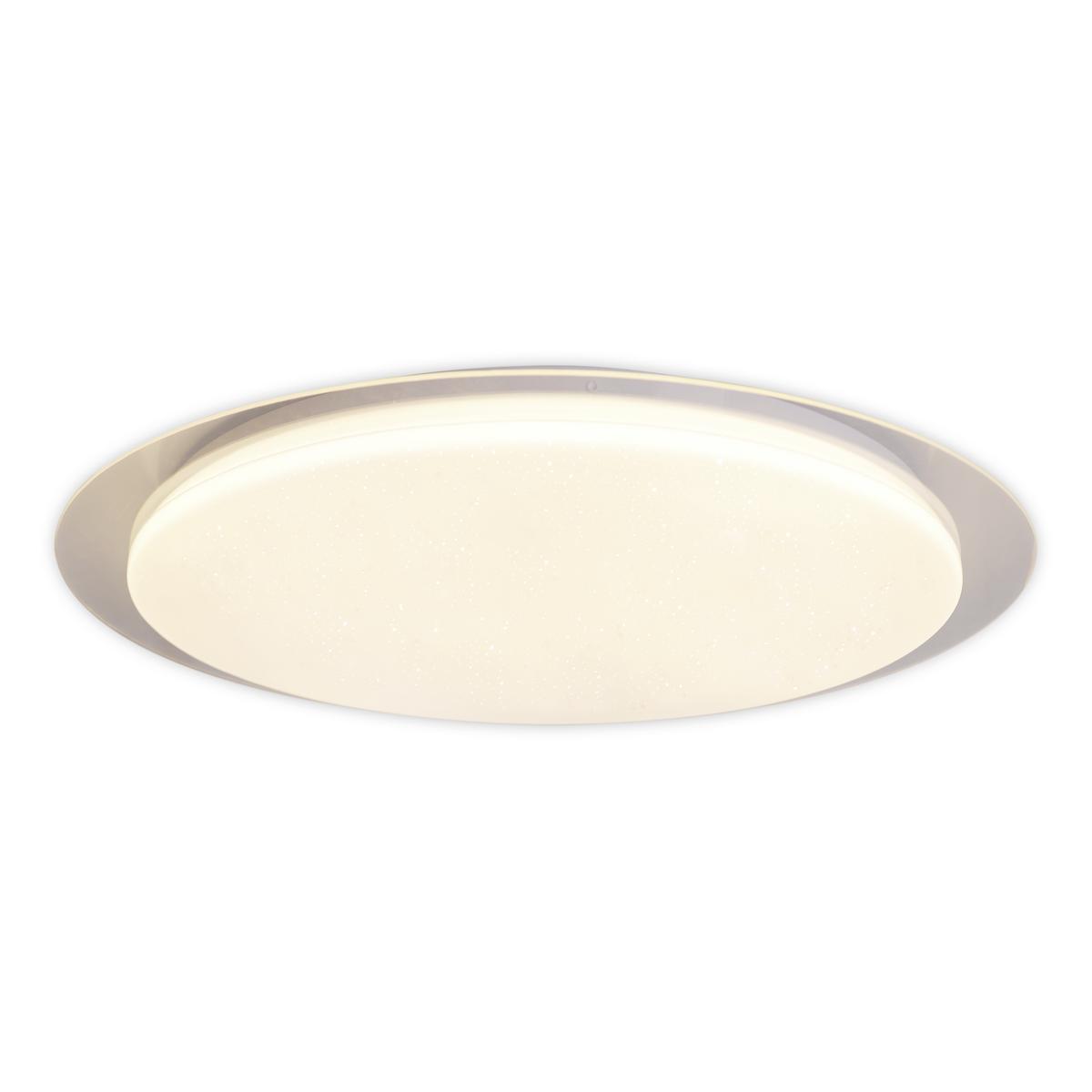 Led-deckenleuchte Locarno Ø 46 Cm Mit Farbtemperaturwechsler - Klar/Weiß, Basics, Kunststoff/Metall (46/7cm) - Näve