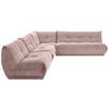 Ecksofa Giselle Altrosa S: 315x285 Cm - Altrosa, Trend, Textil (315/285cm) - Livetastic