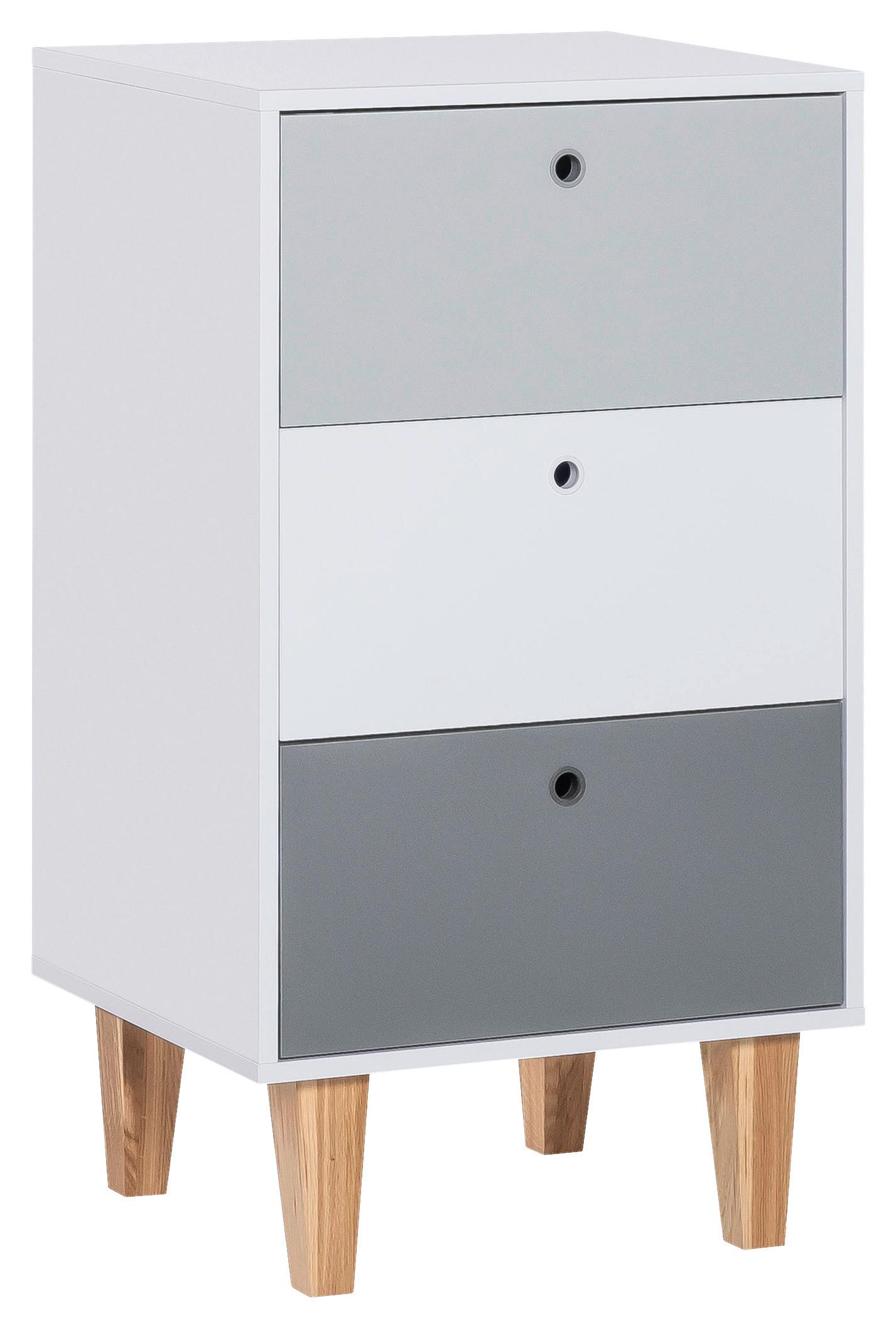Kommode Concept - Eichefarben/Graphitfarben, MODERN, Holz/Holzwerkstoff (53,4/96/45cm) - MID.YOU