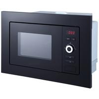 Einbau-Mikrowelle Lara B: 59,5 cm 700 W 5 Stufen - Schwarz, Trend, Glas/Kunststoff (59,5/38,8/32cm) - Respekta