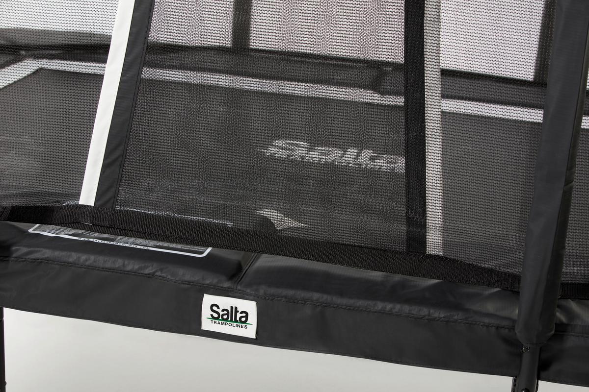 Trampolin 5361 - Schwarz, KONVENTIONELL, Metall (153/214cm) - Salta