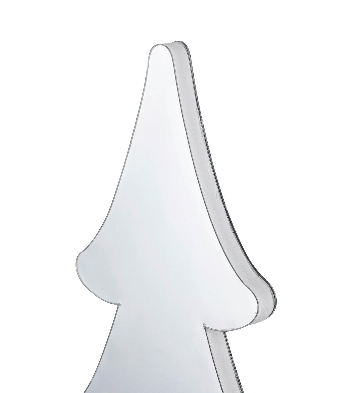 Led-dekoleuchte Tree - Chromfarben/Weiß, Basics, Kunststoff (18/12/30cm) - James Wood