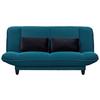 Schlafsofa Amalia Petrol B: 200 cm - Petrol/Schwarz, KONVENTIONELL, Textil (200/88/90cm) - MID.YOU