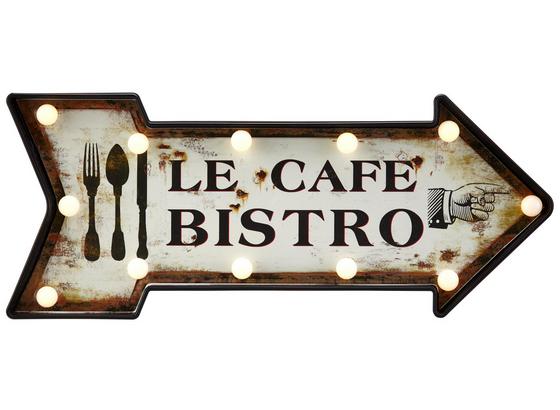 Cedule Dekorační Bistro -trend- - bílá, kompozitní dřevo/umělá hmota (61/25,5/5,5cm) Cedule Dekorační Bistro -trend- - bílá, kompozitní dřevo/umělá hmota (61/25,5/5,5cm)