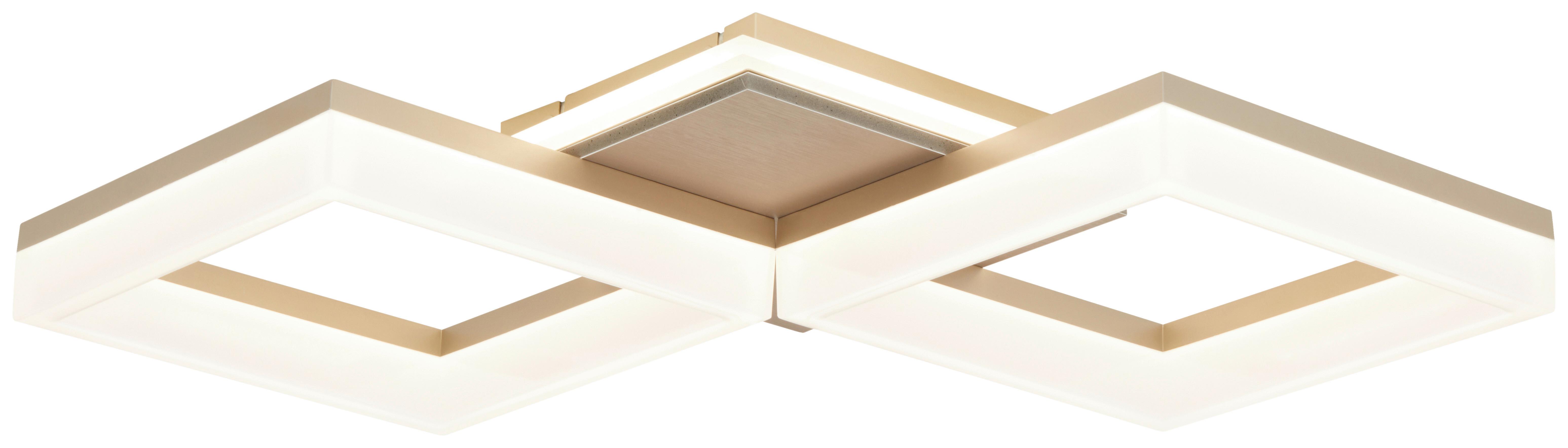 STROPNÍ LED SVÍTIDLO KOOL - šampaňská, Moderní, kov/plast (62/31/9cm) - Mömax