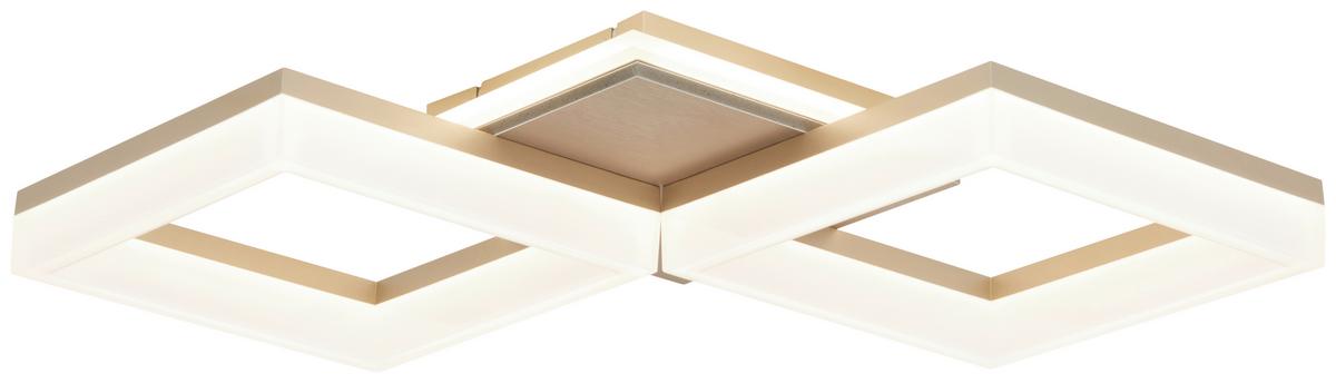 STROPNÍ LED SVÍTIDLO KOOL - šampaňská, Moderní, kov/plast (62/31/9cm) - Mömax