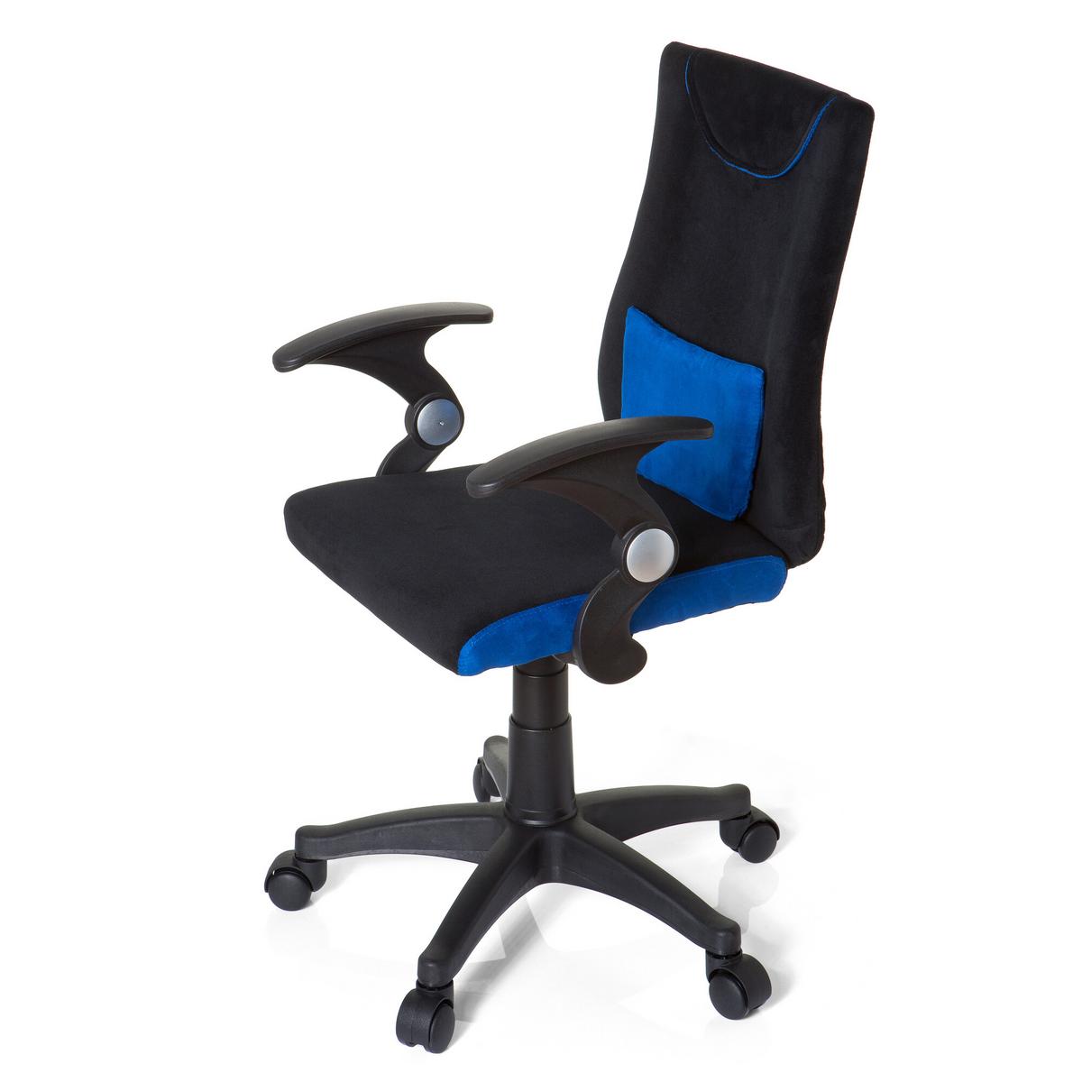 Jugenddrehstuhl Kiddy Pro Al Blau/Schwarz - Blau/Schwarz, Basics, Kunststoff (50/87-97/40cm) - MID.YOU