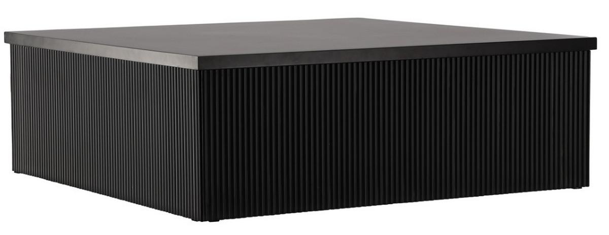 Couchtisch Lenox - Schwarz, Design, Holzwerkstoff (90/90/30cm) - Livetastic