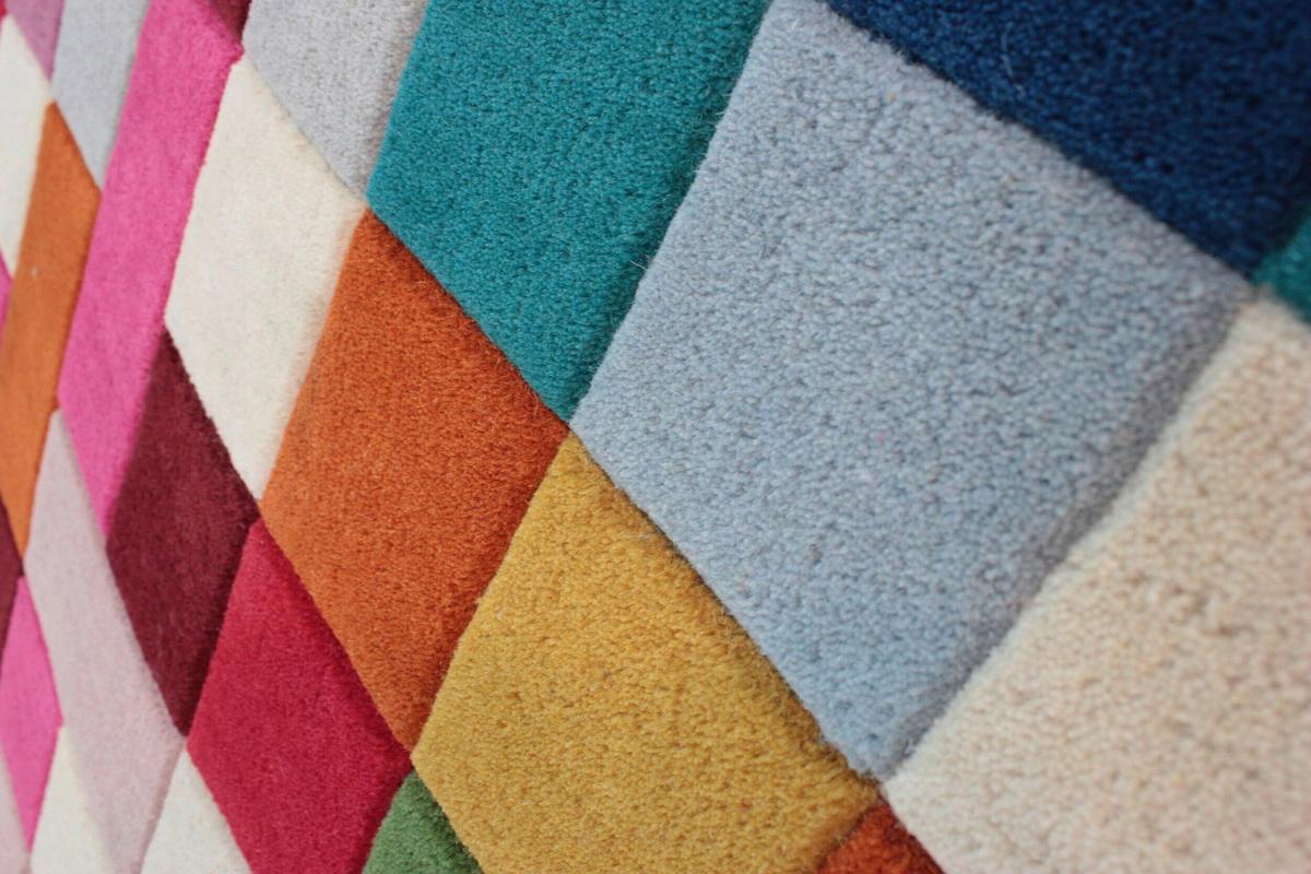 Wollteppich Lucea - Multicolor, KONVENTIONELL, Textil (120/170cm)