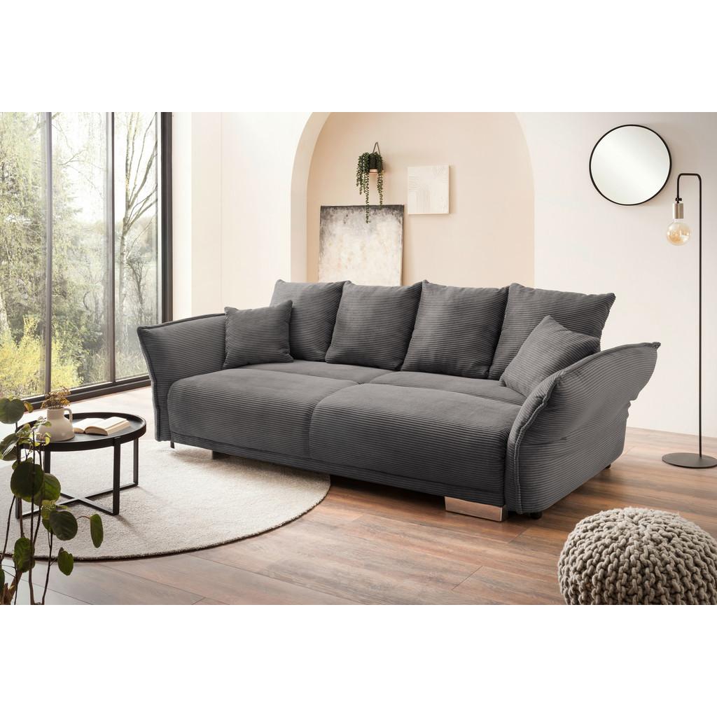 Bigsofa Pera, Grau B: 242 Cm
