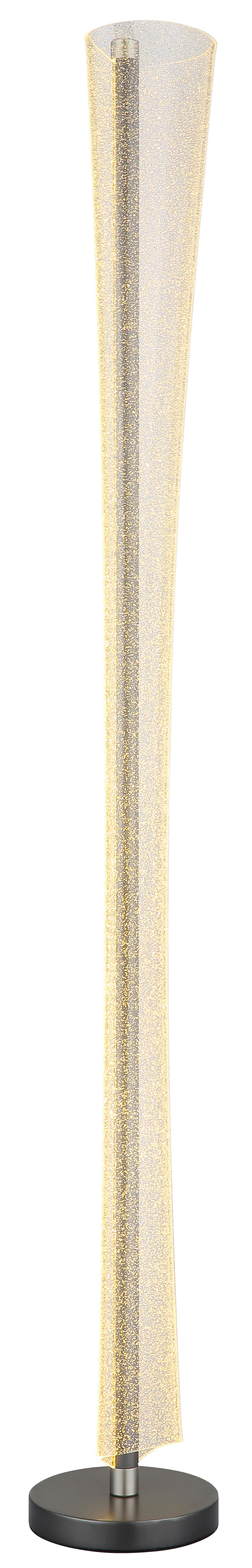 STOJACIA LED LAMPA MALINDA - číra/čierna, Design, kov/plast (20/155cm) - Globo