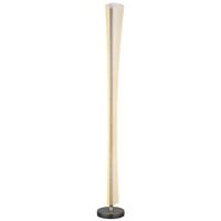 STOJACÍ LED LAMPA MALINDA - černá/čiré, Design, kov/plast (20/155cm) - Globo