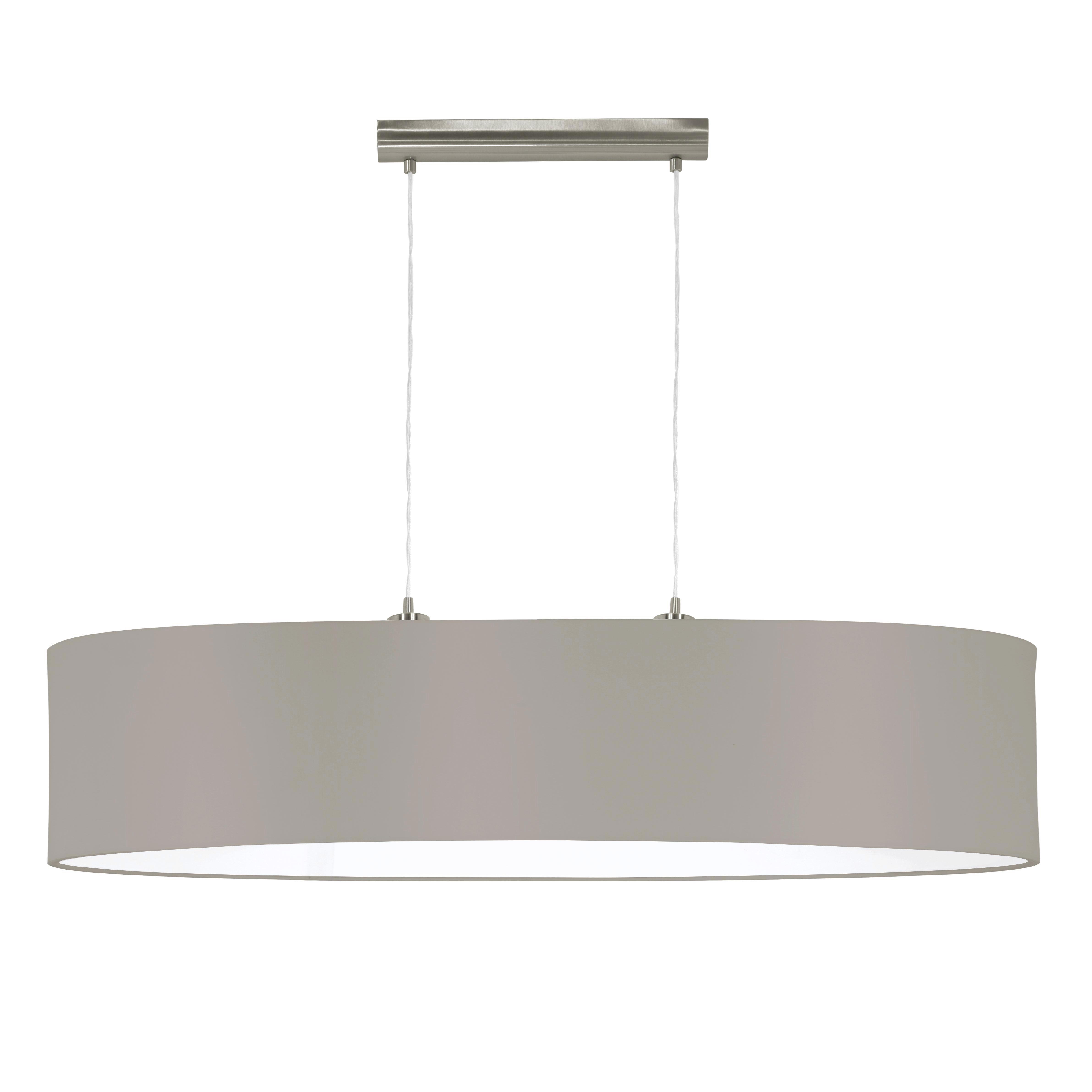 Mennyezeti Lámpa Revilla - Taupe/Fehér, konvencionális, Fém/Textil (78/22/110cm)