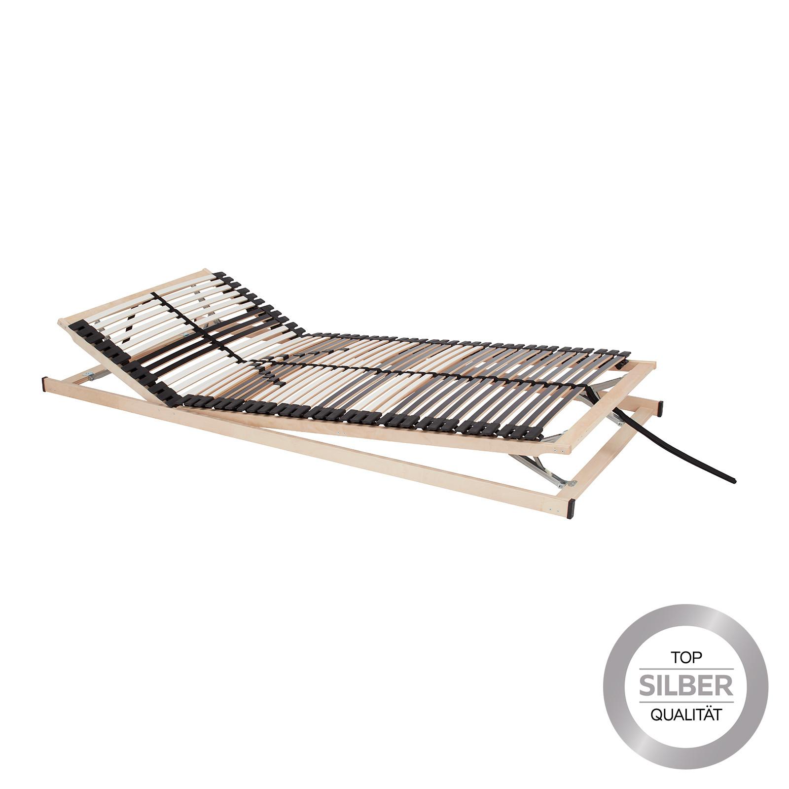 Lattenrost Comfort 90x200 Cm Verstellbar 7 Zonen - Schwarz/Weiß, Holz (90/200cm) - Primatex