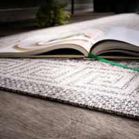 Flachwebteppich My Tallinn 541 - Grau, Design, Textil (200/290cm) - Obsession