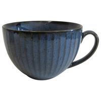 Jumbotasse Danica - Dunkelblau, ROMANTIK / LANDHAUS, Keramik (13/9cm) - James Wood
