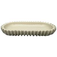 Dekorační miska FELINE - bílá, Konvenční, keramika (26,5/4,5/12,5cm) - Mömax