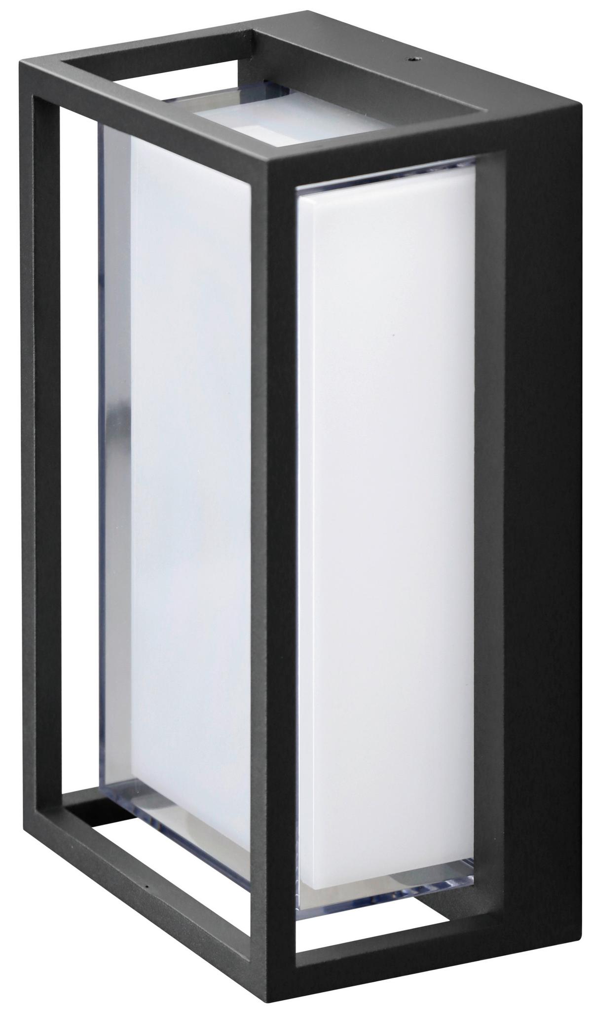 AUSSENWANDLEUCHTE 2528000441696 MERGA - Anthrazit, KONVENTIONELL, Metall (24/14,5/10cm)