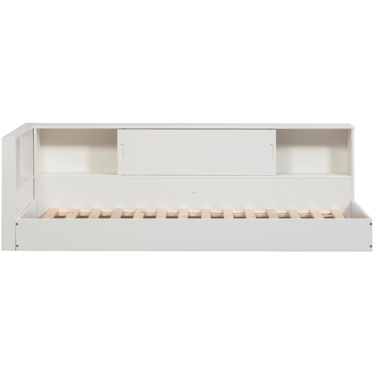 BODENBETT. Carter Weiß 90x200cm - Weiß, Basics, Holz (90/200cm) - MID.YOU