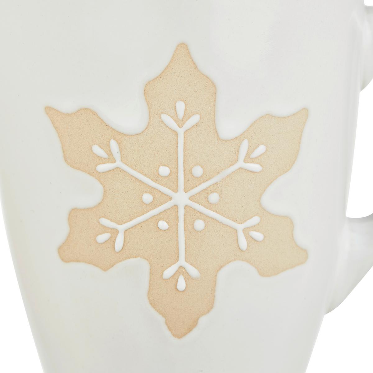 Kávésbögre Dardan - bézs/fehér, Design, kerámia (8,5/10,5cm) - Ondega