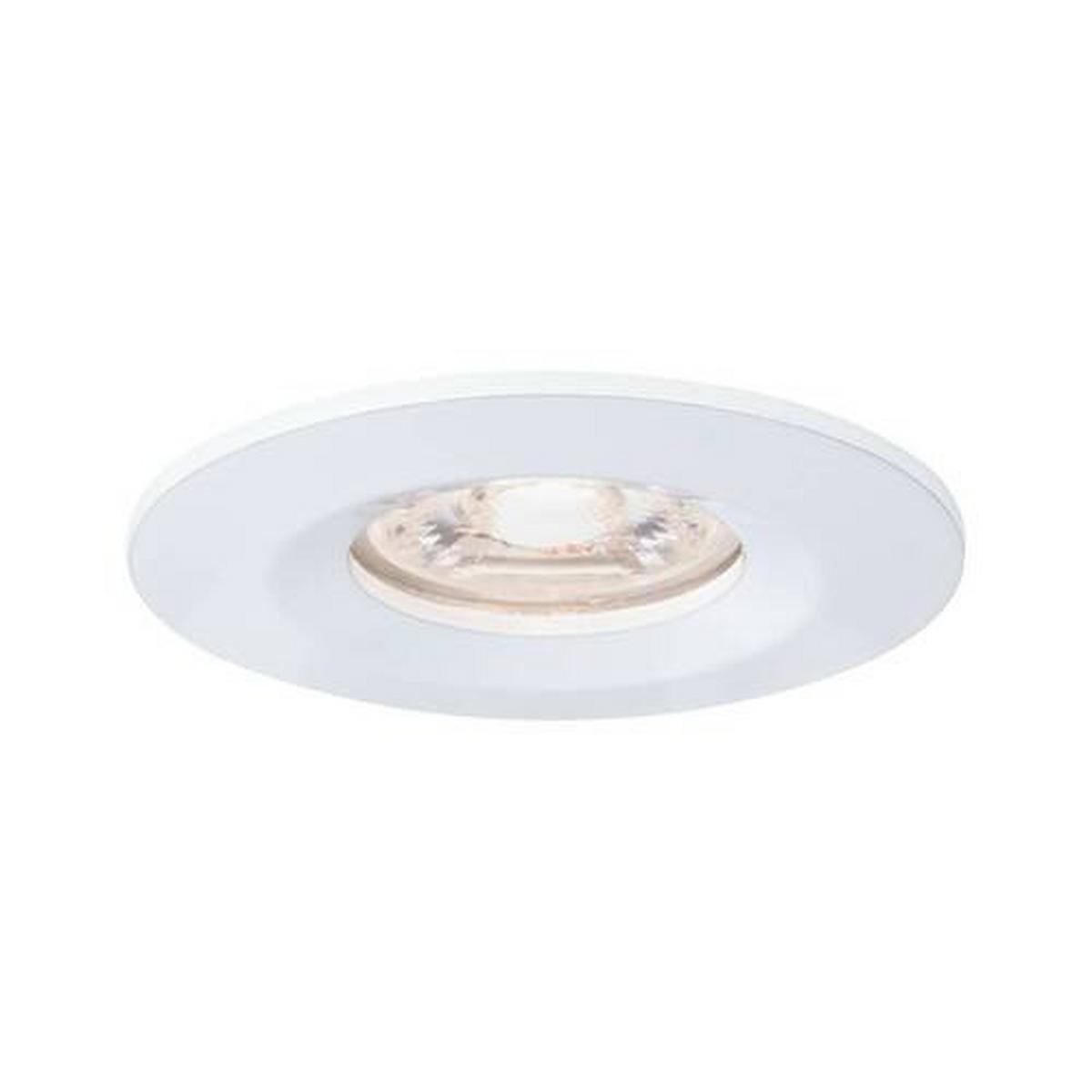 LED-Deckenleuchte Ø 6,5 cm, 1-Flammig, Rund - Alufarben/Weiß, Basics, Metall (6,5cm) - Paulmann