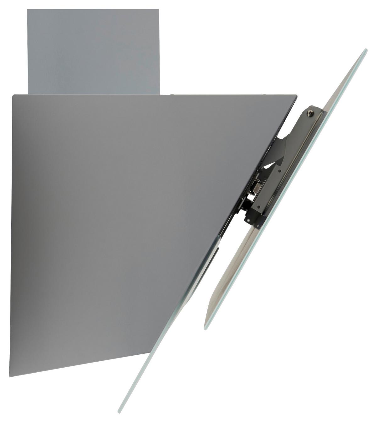 Kopffreihaube Respekta Nika Stahl/glas Weiß B: 89,5 Cm Led - Weiß, Trend, Glas/Metall (89,5/34,5-109,5/38,5cm) - Respekta